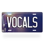 Vocalist License Plate