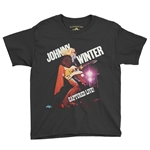 Johnny Winter Captured Live Youth T-Shirt - Lightweight Vintage Children & Toddlers
