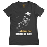 John Lee Hooker Silhouette Ladies T Shirt - Relaxed Fit