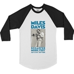 Miles Davis New York City Baseball T-Shirt