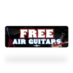Free Air Guitars Sign