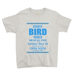 Charlie "Bird" Parker Concert Youth T-Shirt - Lightweight Vintage Children & Toddlers