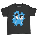 The Blues Brothers Blue Burst Youth T-Shirt - Lightweight Vintage Children & Toddlers