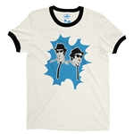The Blues Brothers Blue Burst Ringer T-Shirt