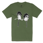 The Blues Brothers Silhouette T-Shirt - Lightweight Vintage Style
