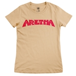 Aretha Franklin Pink Poster Ladies T Shirt - Relaxed Fit