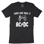 AC/DC Come And Take It Cannon T-Shirt - Lightweight Vintage Style