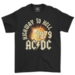 AC/DC 1979 Highway To Hell Bomb T-Shirt - Classic Heavy Cotton