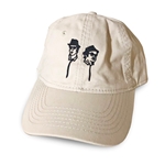 Blues Brothers Silhouette Unstructured Hat - Stone Wash Grey