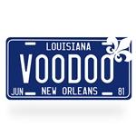 Voodoo License Plate