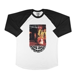 Hendrix Burning Guitar Baseball T-Shirt
