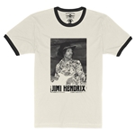 Jimi Hendrix Woburn Photo Ringer T-Shirt