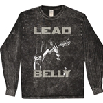Lead Belly in Washington D.C. Long Sleeve T-Shirt - Black Mineral Wash