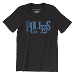 Overdriven Blues Music T-Shirt - Lightweight Vintage Style