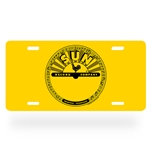 Sun Records Circle License Plate - Yellow