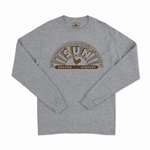 Classic Brown Sun Records Logo Long Sleeve T-Shirt