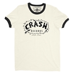 Crash Records Logo Ringer T-Shirt