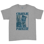 Charlie Parker Kansas City Mosaic Youth T-Shirt - Lightweight Vintage Children