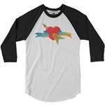 Tom Petty and the Heartbreakers Flying V Logo Baseball T-Shirt