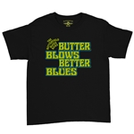 Butter Blows Blues Better Butterfield Band Youth T-Shirt - Lightweight Vintage Children