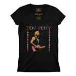 Colorful Tom Petty Yer So Bad V-Neck T Shirt - Women's