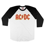 AC/DC Comic Logo Baseball T-Shirt