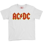 AC/DC Comic Logo Youth T-Shirt - Lightweight Vintage Children & Toddlers