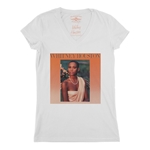 Whitney Houston Debut V-Neck T Shirt - Women's