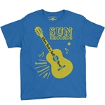 Sun Records Halftone Guitar Youth T-Shirt - Lightweight Vintage Children & Toddlers