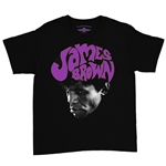 James Brown Head Shot Youth T-Shirt - Lightweight Vintage Children & Toddlers
