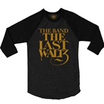 The Band The Last Waltz GOLD Logo Baseball T-Shirt