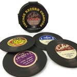 Old Vinyl Record Coaster 4-Pack