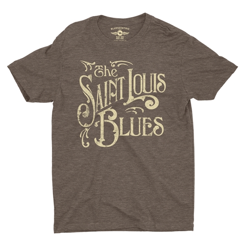 Saint Louis Blues Music T Shirt - Lightweight Vintage Style