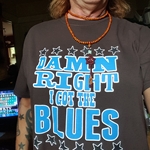 Damn Right I've Got The Blues T-Shirt - Classic Heavy Cotton