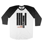 Black and White John Coltrane Baseball T-Shirt