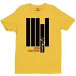 Black and White John Coltrane T-Shirt - Lightweight Vintage Style