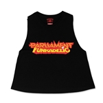Parliament-Funkadelic Logo Racerback Crop Top - Women's
