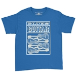 Blues Guitar Youth T-Shirt - Lightweight Vintage Children & Toddlers