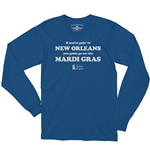 Professor Longhair Mardi Gras Long Sleeve T-Shirt