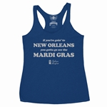 Professor Longhair Mardi Gras Racerback Tank - Women's