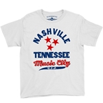 Nashville Tristar Music City Youth T-Shirt - Lightweight Vintage Children & Toddlers
