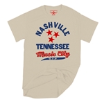 Nashville Tristar Music City T-Shirt - Classic Heavy Cotton