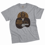 CLEARANCE - Med Athletic Heather Lead Belly Last Night T-Shirt - Classic Heavy Cotton