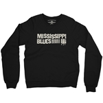 Grungy Mississippi Blues Crewneck Sweater