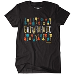 Guitaraholic Guitar T-Shirt - Classic Heavy Cotton