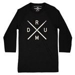 Drum Lines Baseball T-Shirt