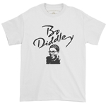 Old School Bo Diddley T-Shirt - Classic Heavy Cotton