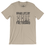 Grab Life by the Fretboard T-Shirt - Lightweight Vintage Style