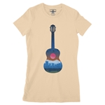 Guitar City Ladies T Shirt - Relaxed Fit