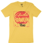 CLEARANCE - Large Yellow The Aretha Franklin Revue T-Shirt - Lightweight Vintage Style